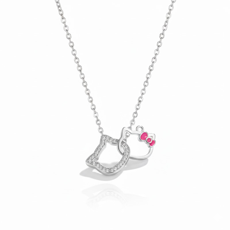 Collier Hello Kitty Femme argent
