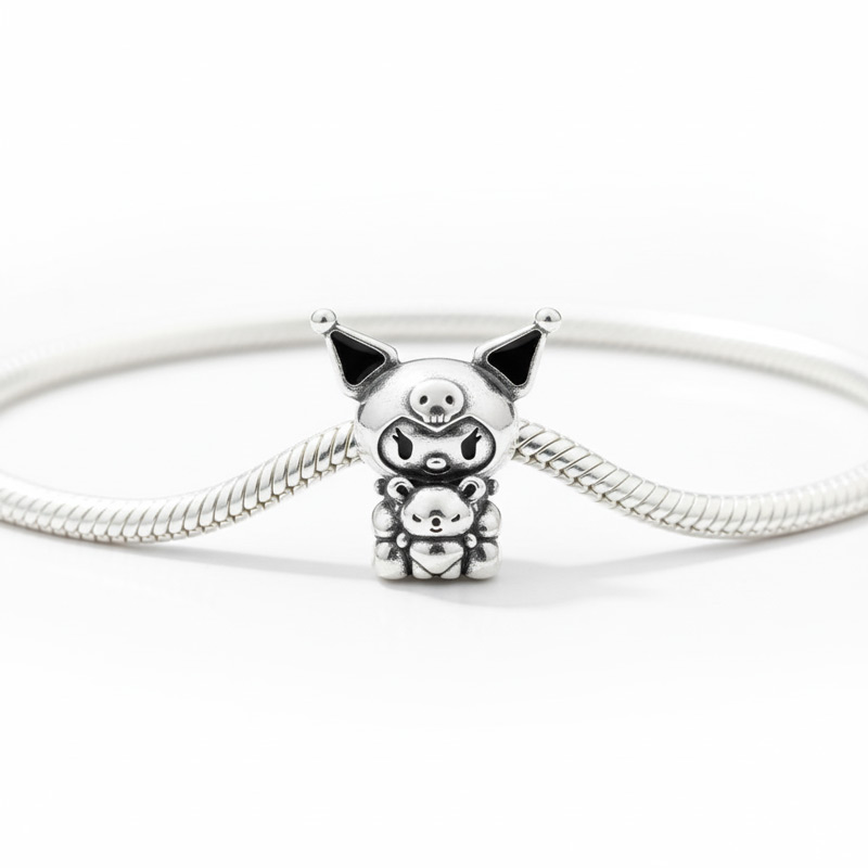 Charms Kuromi pour bracelet en Argent 925