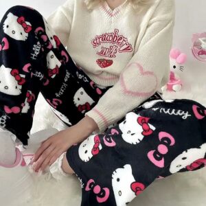 Pyjama Hello Kitty Noir