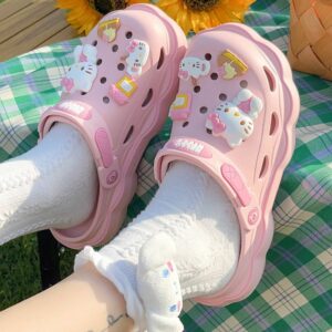Crocs rose Hello Kitty Adulte