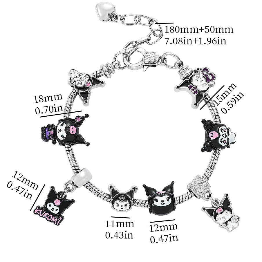 Kuromi Charm Bracelet