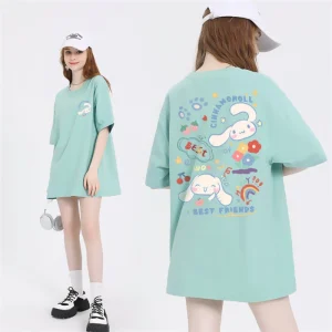 T Shirt Cinnamoroll vert