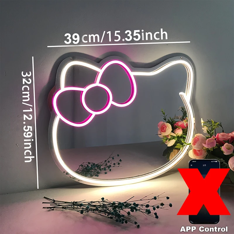 Miroir Hello Kitty Led mural