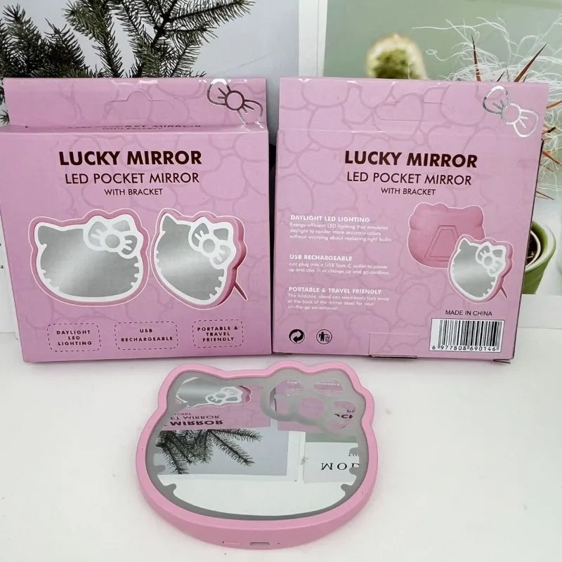 Miroir Hello Kitty Lumineux rose