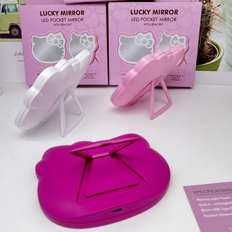 Miroir Hello Kitty Lumineux rose