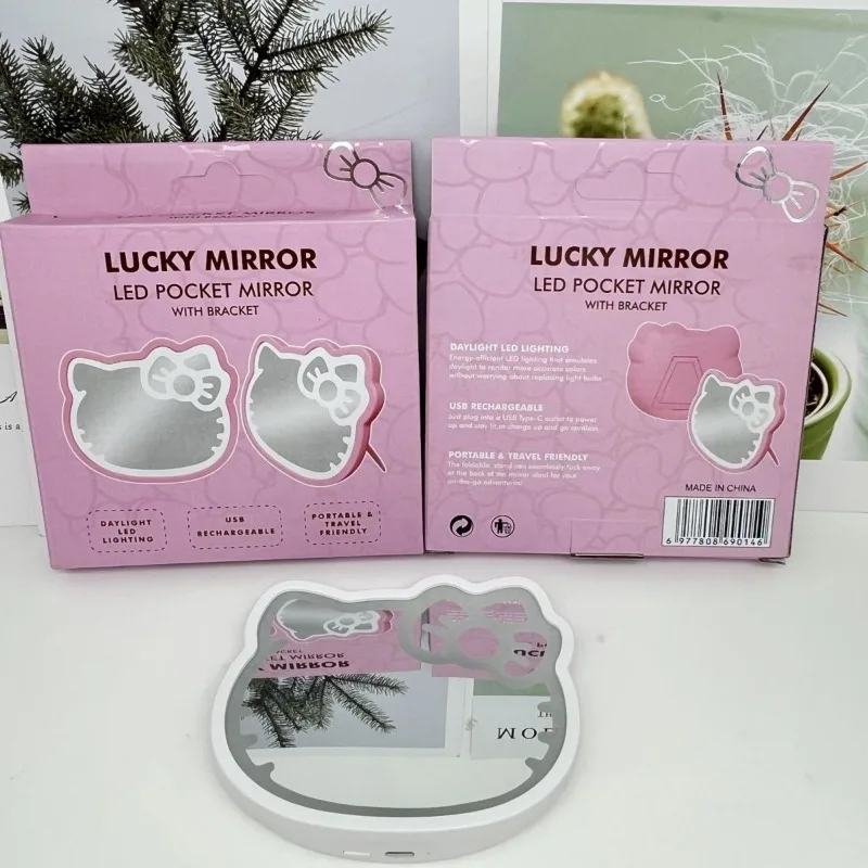 Miroir Hello Kitty Lumineux blanc