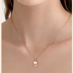 Collier Hello Kitty Femme cristal rose gold