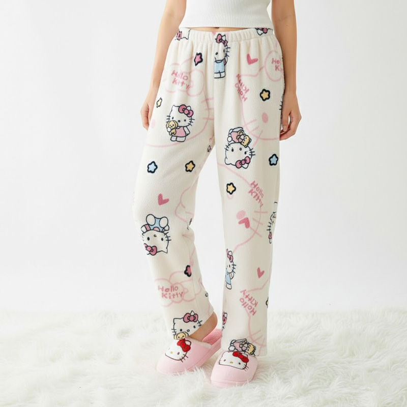 Bas de Pyjama Hello Kitty Blanc (1)