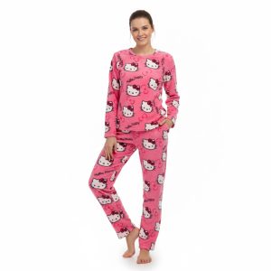 Ensemble Pyjama Hello Kitty Adulte rose