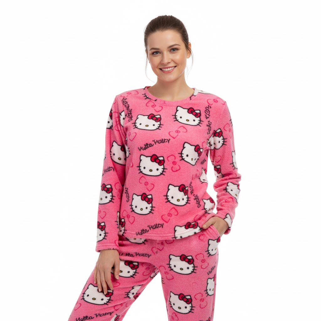 Pyjama Hello Kitty Adulte – Image 3
