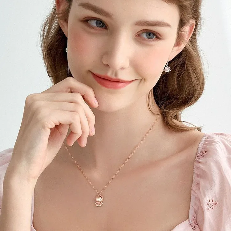 Collier Hello Kitty Femme cristal