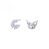 Boucle d'Oreille Kuromi Argent