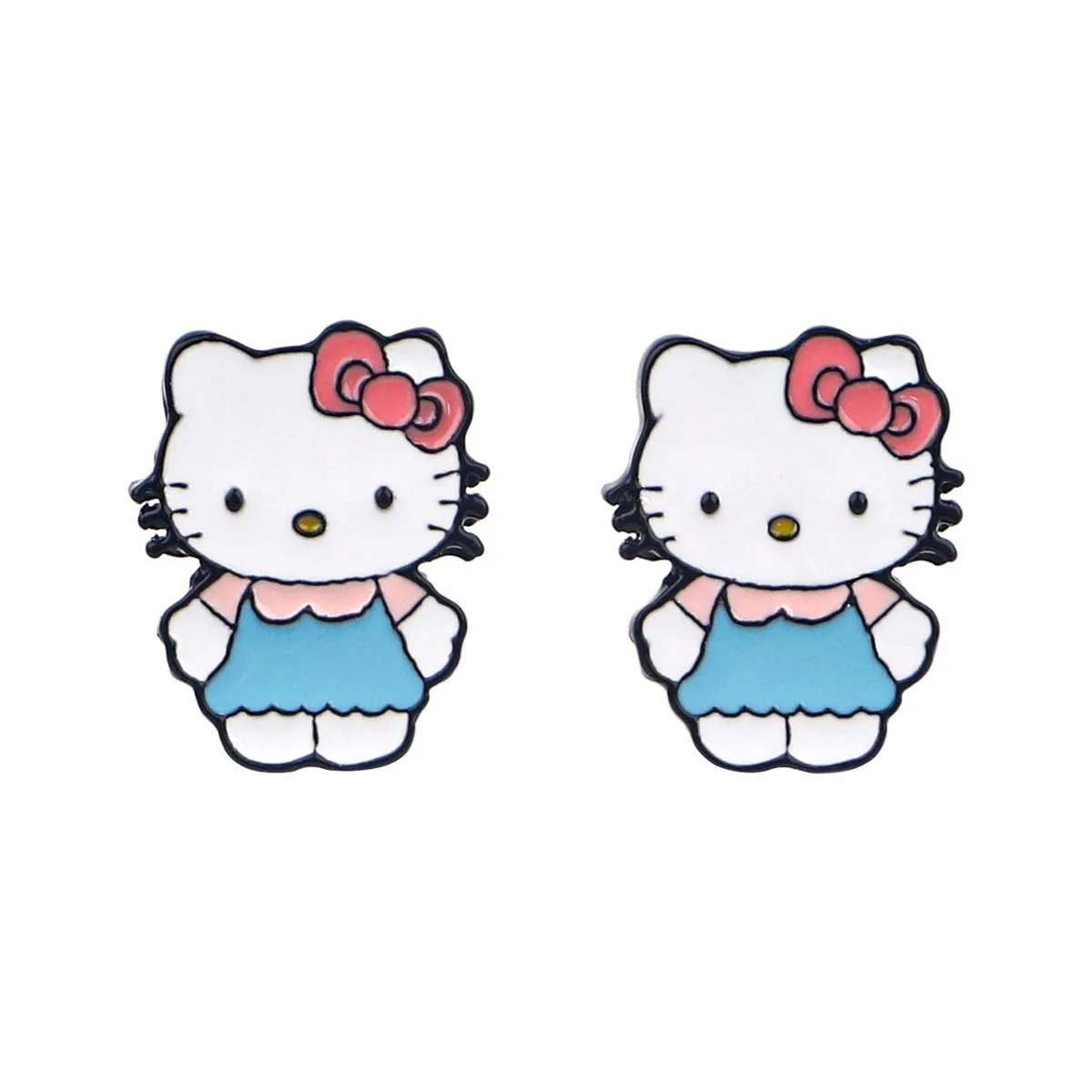 Boucle d'Oreille Enfant Hello Kitty debout