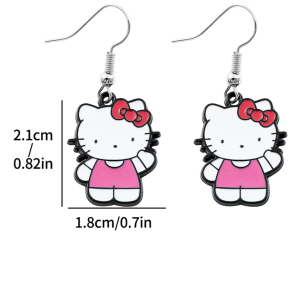 Boucle d'Oreille Hello Kitty Fille taille